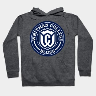 Blues - Whitman College Circle Hoodie